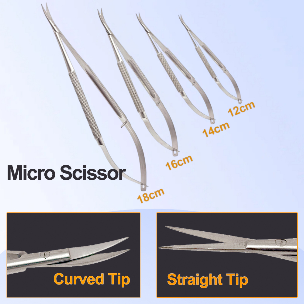 Medical Scissors - ​1pcs Micro Scissor Dental Micro Castroviejo
