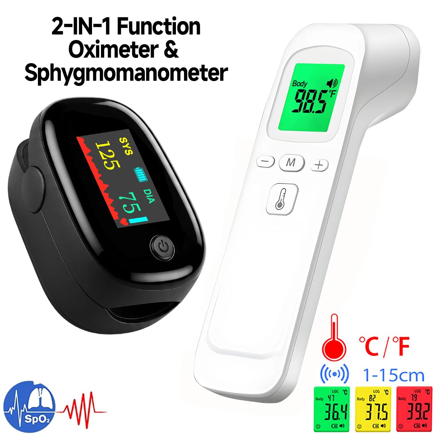 Body IR Thermometer Non-contac - đánh giá và giá Pulse Oximeter
