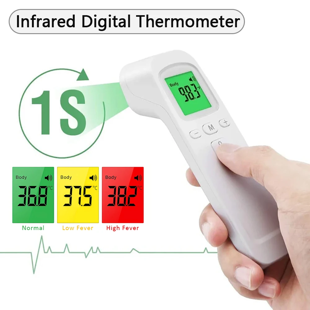 Body IR Thermometer Non-contac - đánh giá và giá Pulse Oximeter