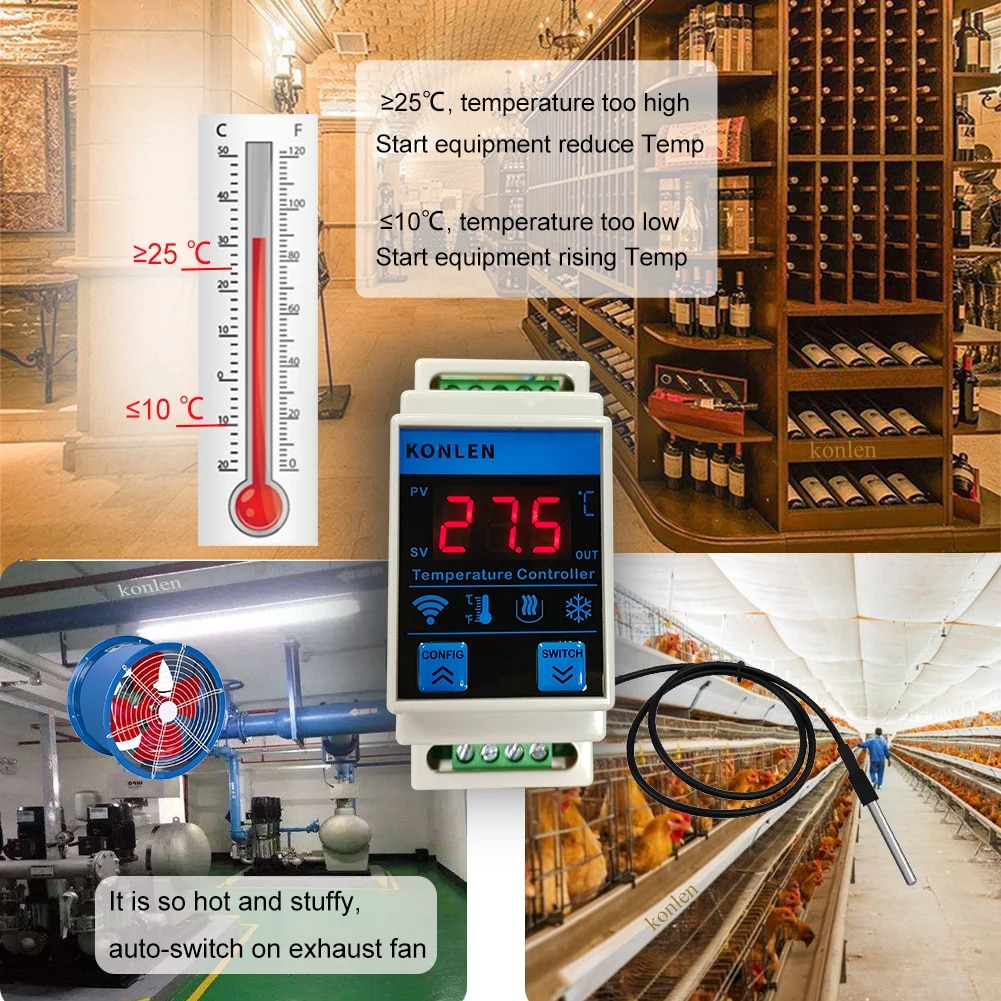 Tuya WIFI Temperature Sensor T - đánh giá và giá Lab Incubator