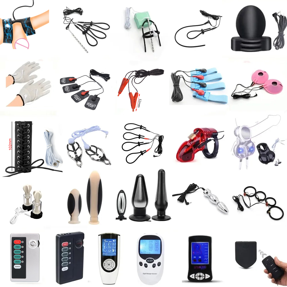 Electro E-stim Toy Massage Sti - đánh giá và giá Medical Gloves
