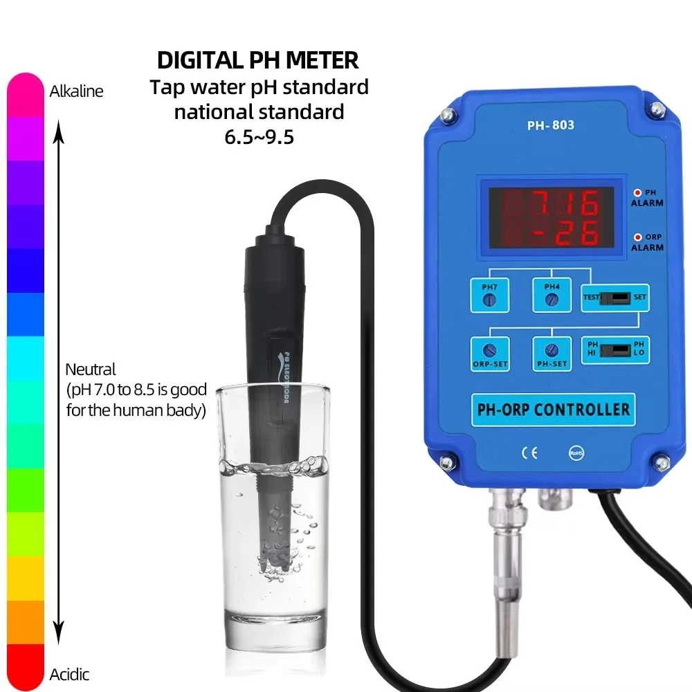 PH-803 Digital 2&1 PH ORP Redo - đánh giá và giá Thermometer Digital